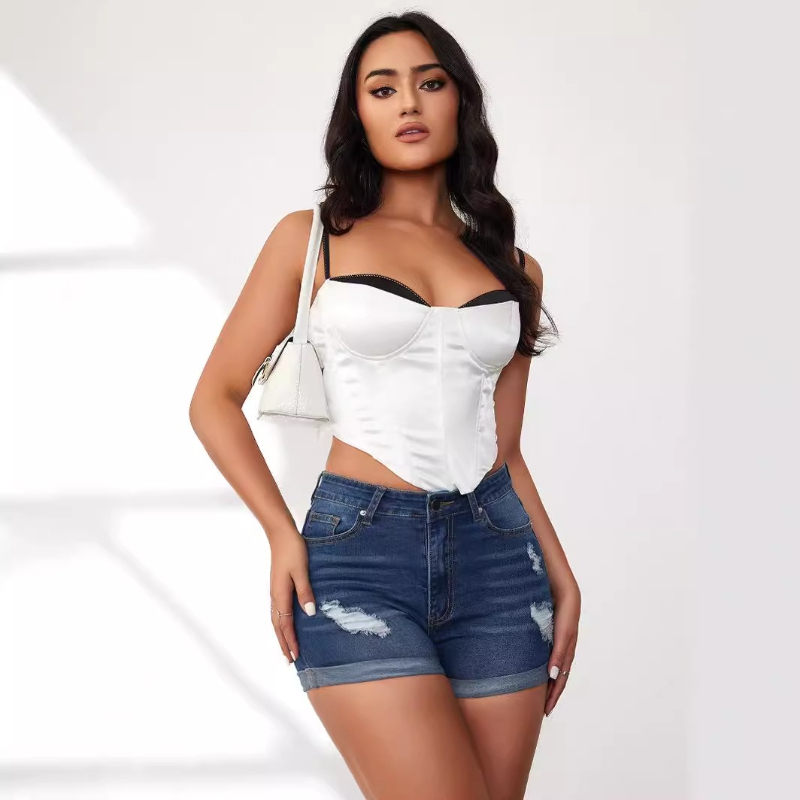 Women Jeans Hight Waist Pants  - огляд і ціна Skinny Jeans Ripped