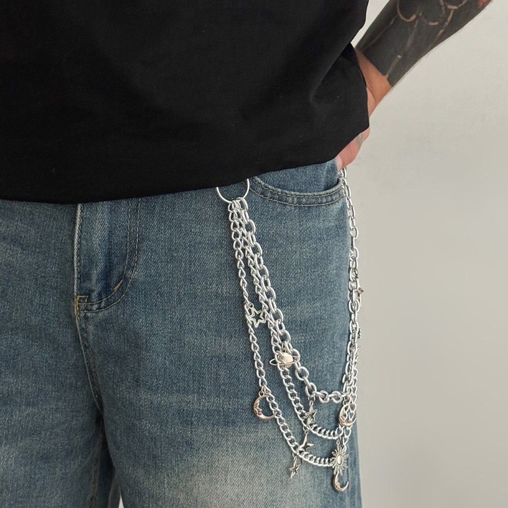 Unisex Adjustable Metal Pants  - огляд і ціна Men'S Fashion Night Out